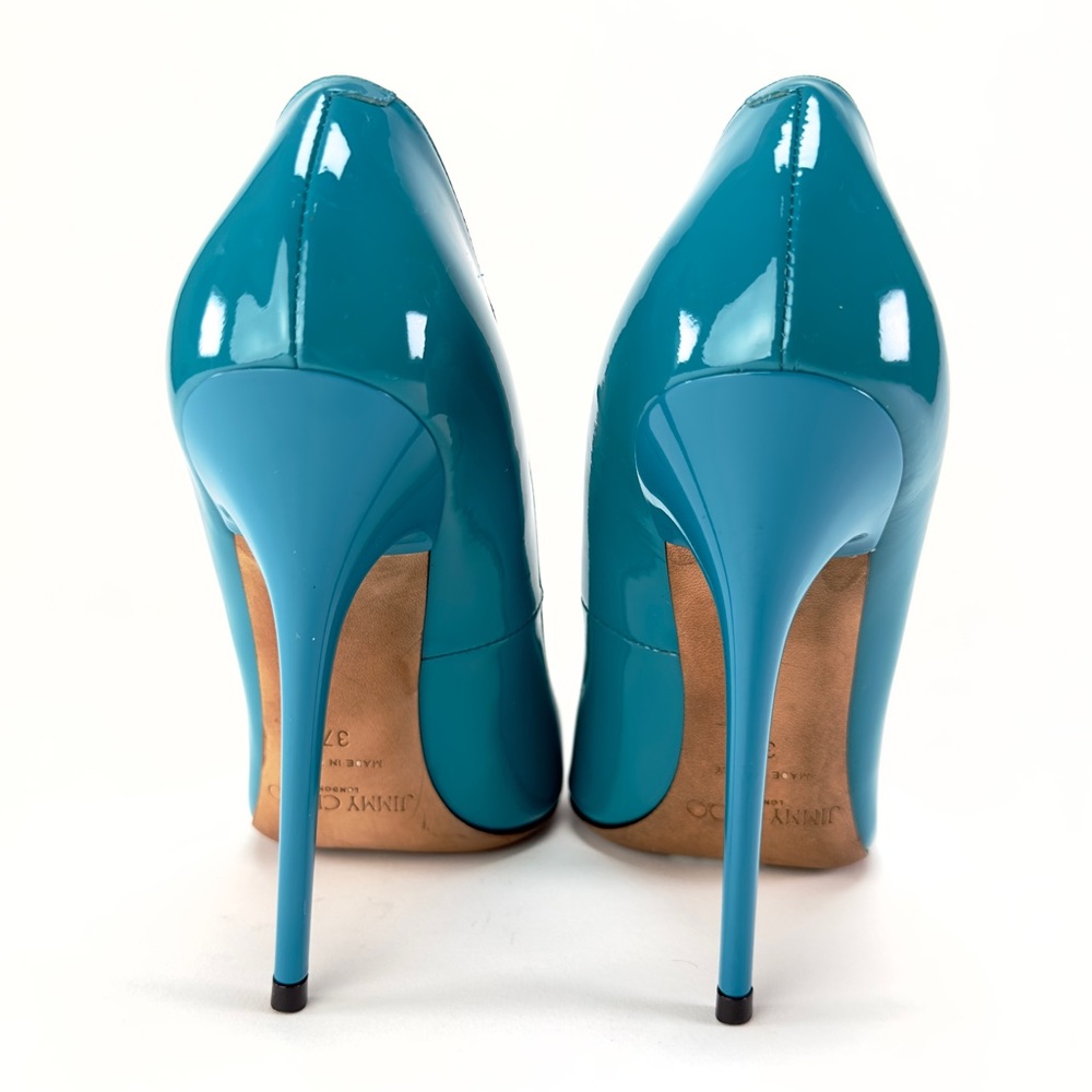 Jimmy Choo pumps in beautifully aqua/turquoise!! - Picture 3 of 7